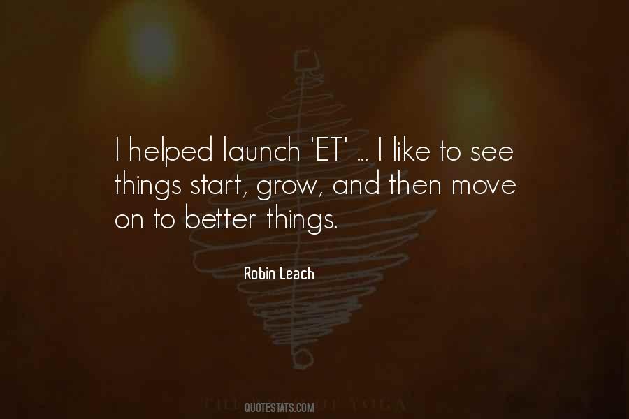 Move On To Better Things Quotes #1111423