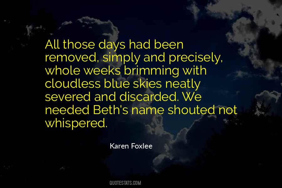 Blue Days Quotes #1826034
