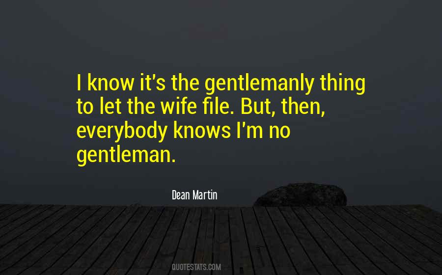 Gentlemanly Quotes #1534848