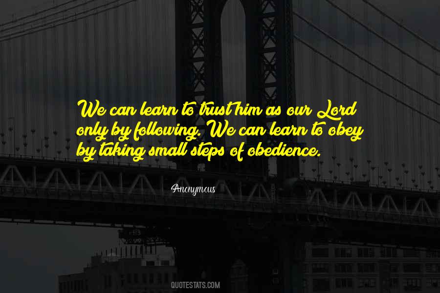 Trust Small Quotes #1617447