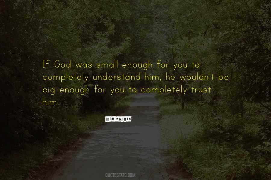 Trust Small Quotes #268887