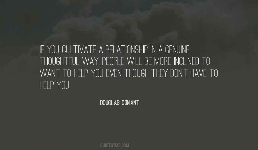 Genuine Relationship Quotes #299750
