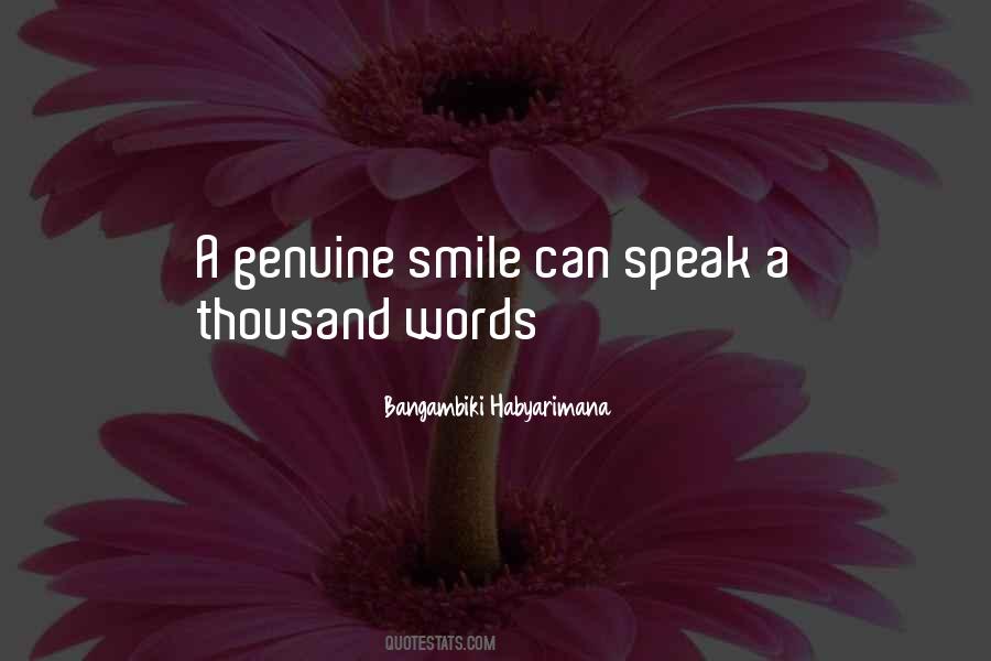 Genuine Smile Quotes #1739923