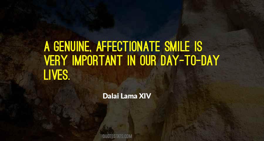 Genuine Smile Quotes #226522