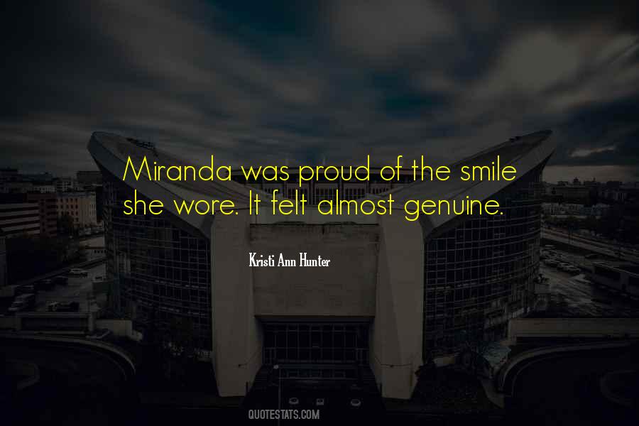 Genuine Smile Quotes #23336