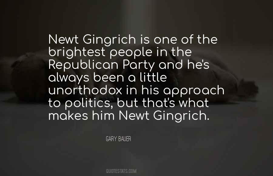 Quotes About Gingrich #330056