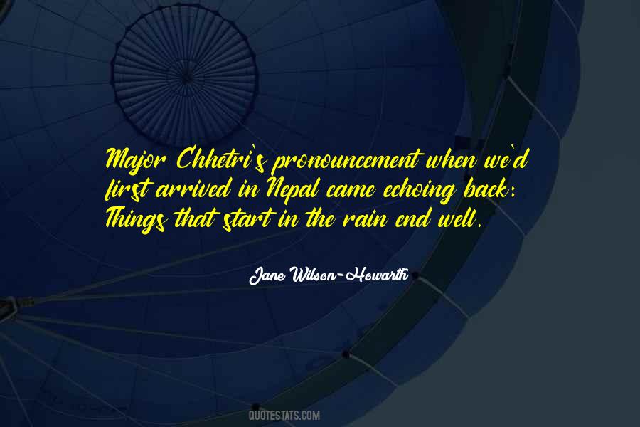 First Rain Quotes #1521536
