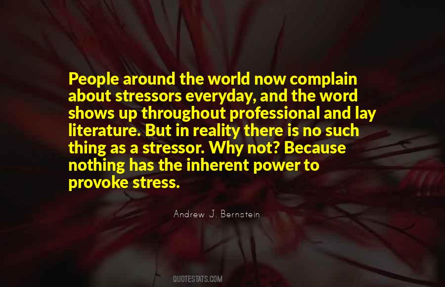 Why Stress Quotes #593813