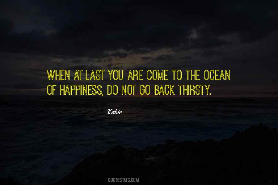 Happiness Ocean Quotes #282899