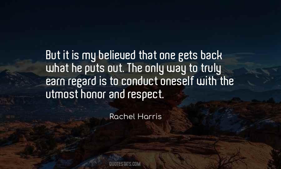 Honor Respect Quotes #753102