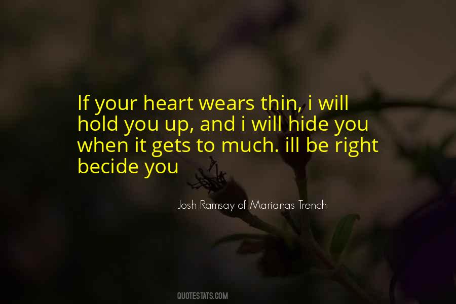 I Will Hold You Up Quotes #1710114