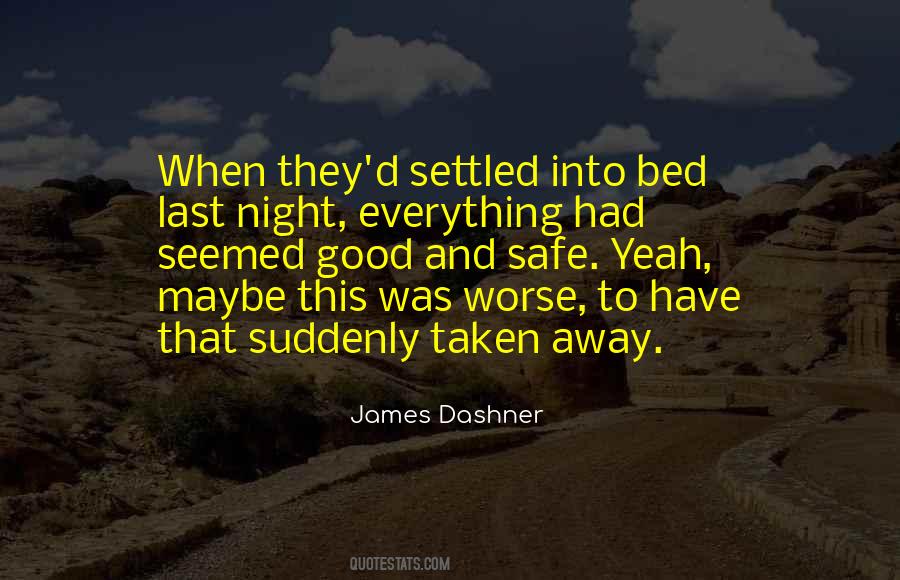 Good Bed Quotes #1209201