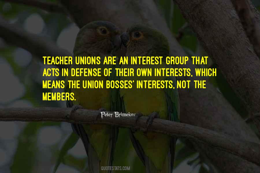 Interest Group Quotes #370665