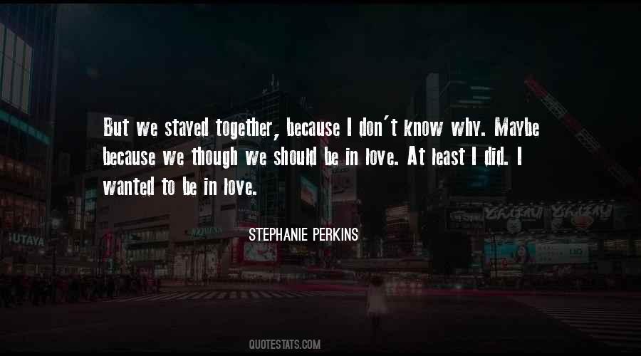 Together In Love Quotes #158032
