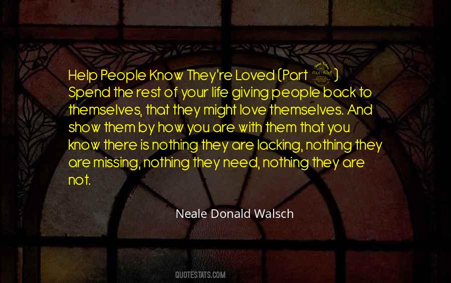 Quotes About How Loved You Are #1382833