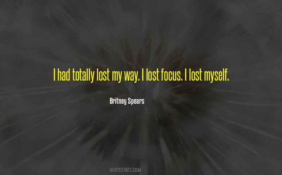 I Lost My Way Quotes #1725257