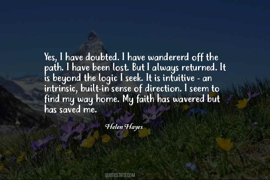 I Lost My Way Quotes #585606