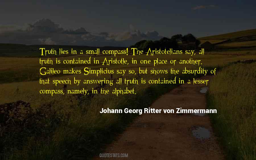 Georg Zimmermann Quotes #215969