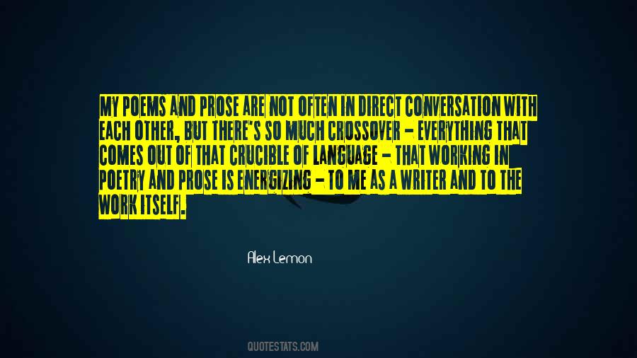 Working With Each Other Quotes #1553811