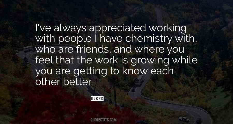 Working With Each Other Quotes #865592