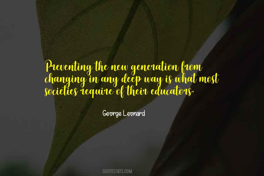 George B. Leonard Quotes #199267