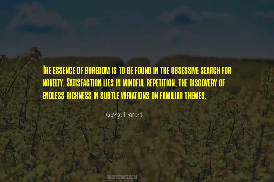 George B. Leonard Quotes #544843