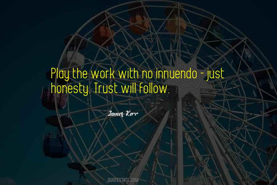 Honesty Trust Quotes #1337413