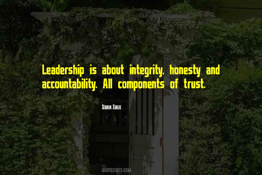 Honesty Trust Quotes #1718815