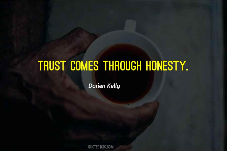 Honesty Trust Quotes #273297