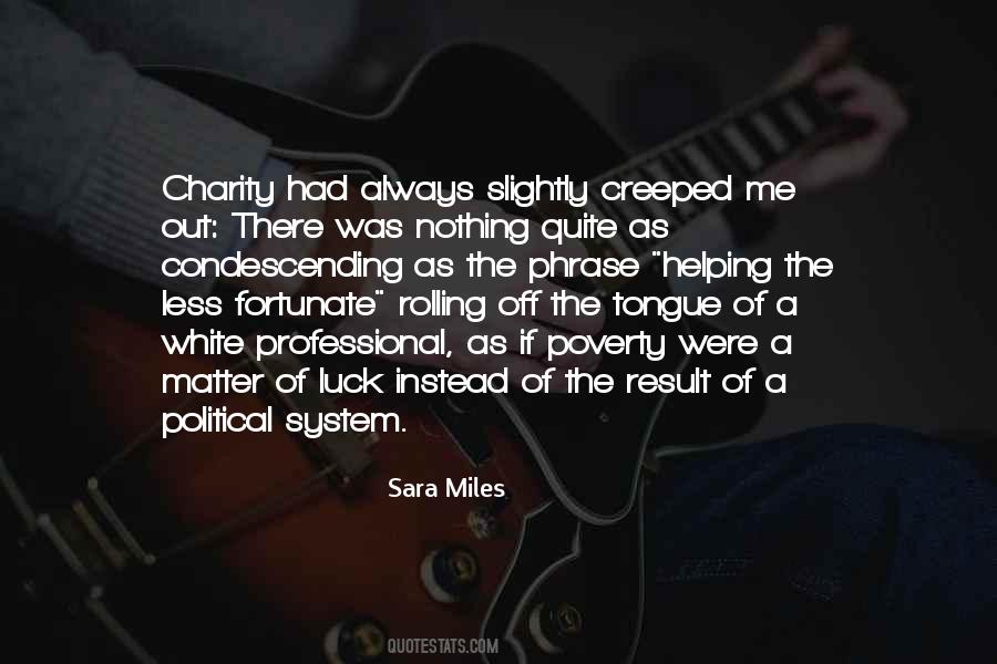 Charity Poverty Quotes #426712