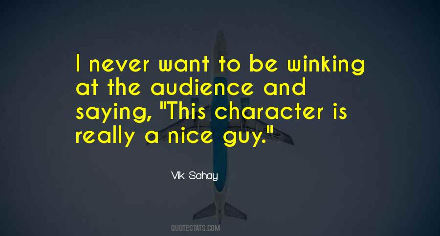Nice Character Quotes #1852989