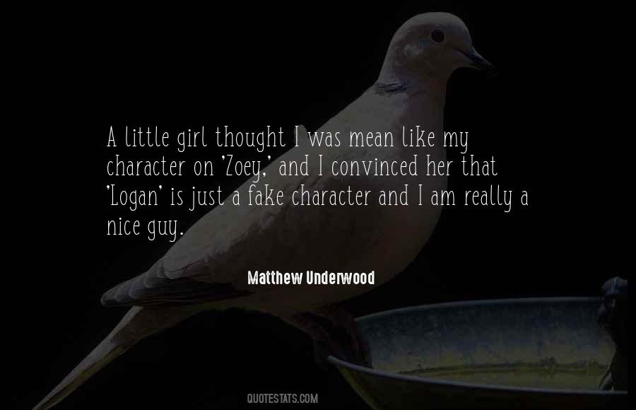 Nice Character Quotes #405970