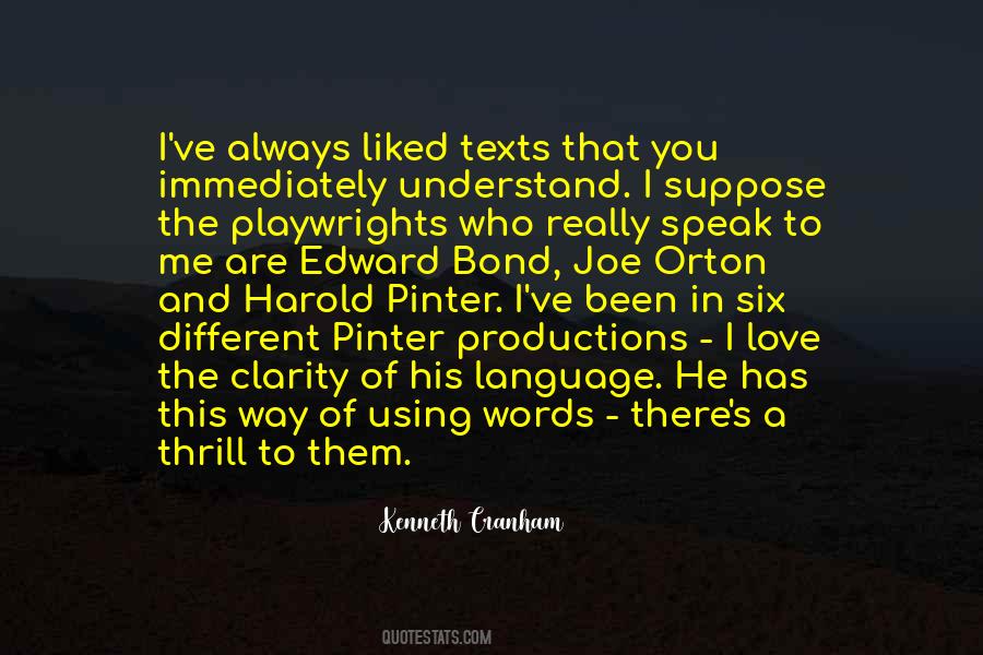 I Love You Language Quotes #1278197