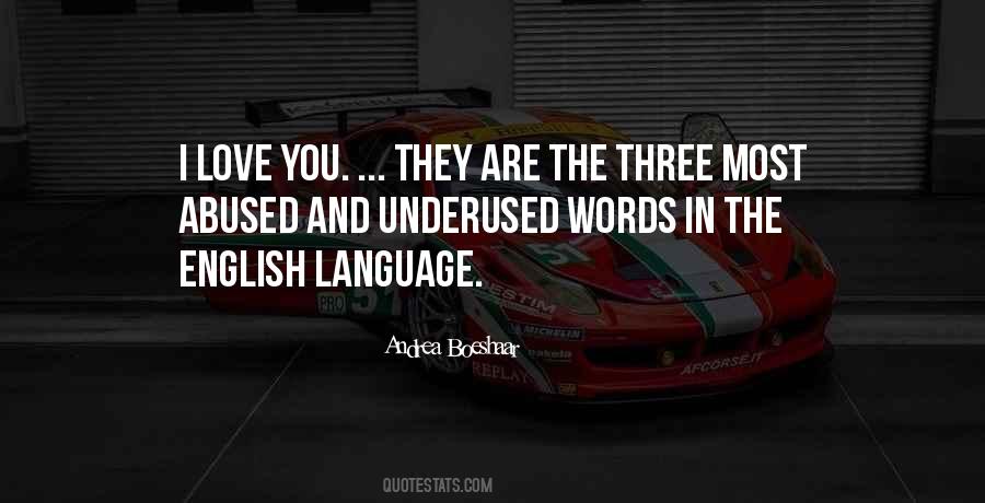 I Love You Language Quotes #1497988