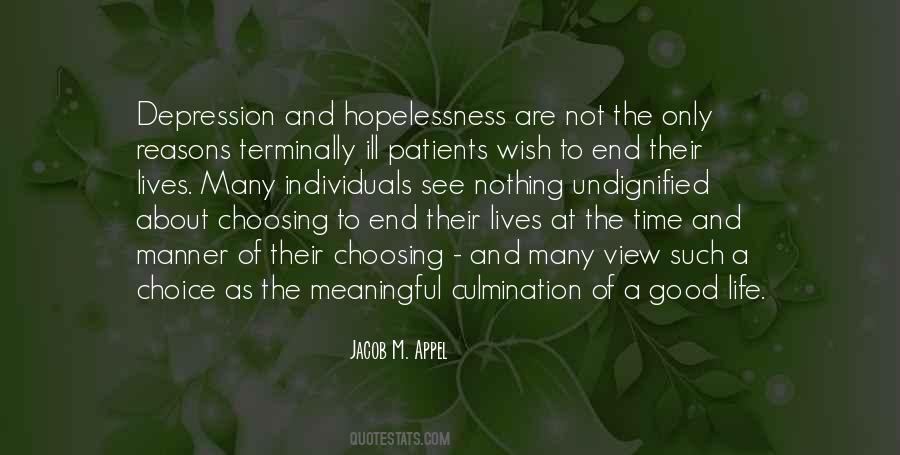 Choosing To Do Nothing Quotes #34197