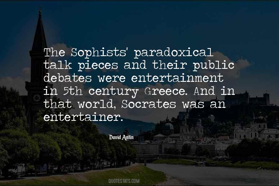 Quotes About The Sophists #972417