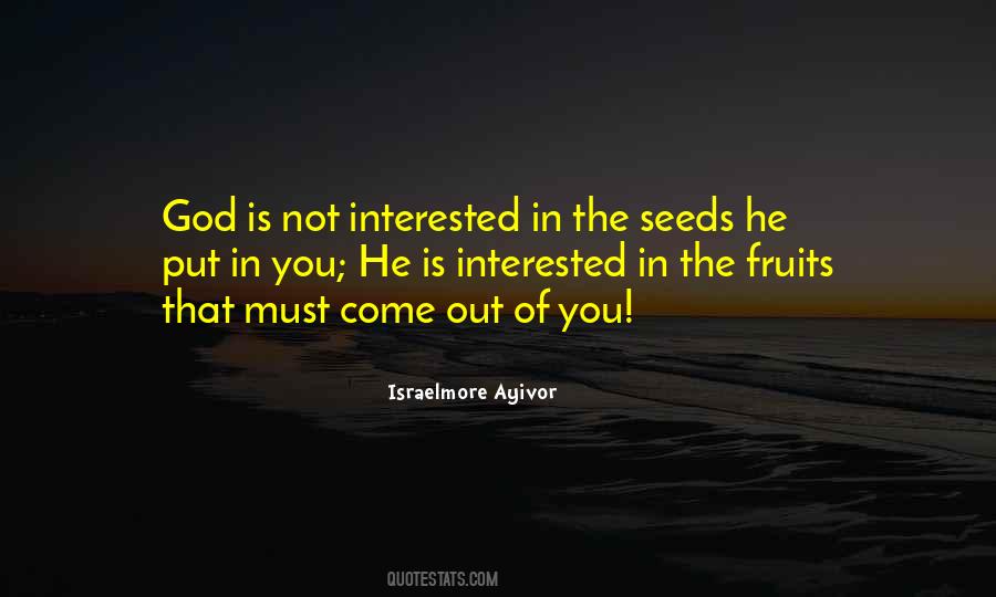 God Fruits Quotes #376430