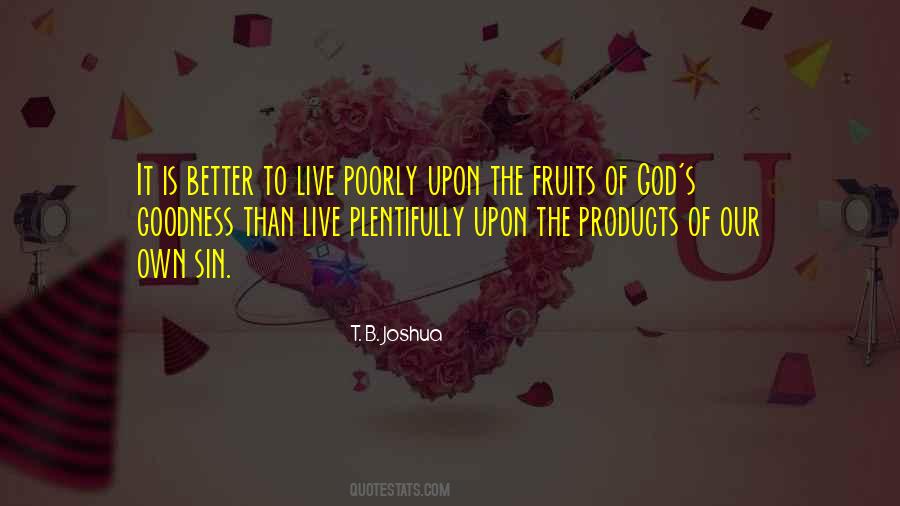 God Fruits Quotes #501560