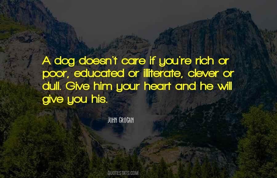 Poor Dog Quotes #1184063