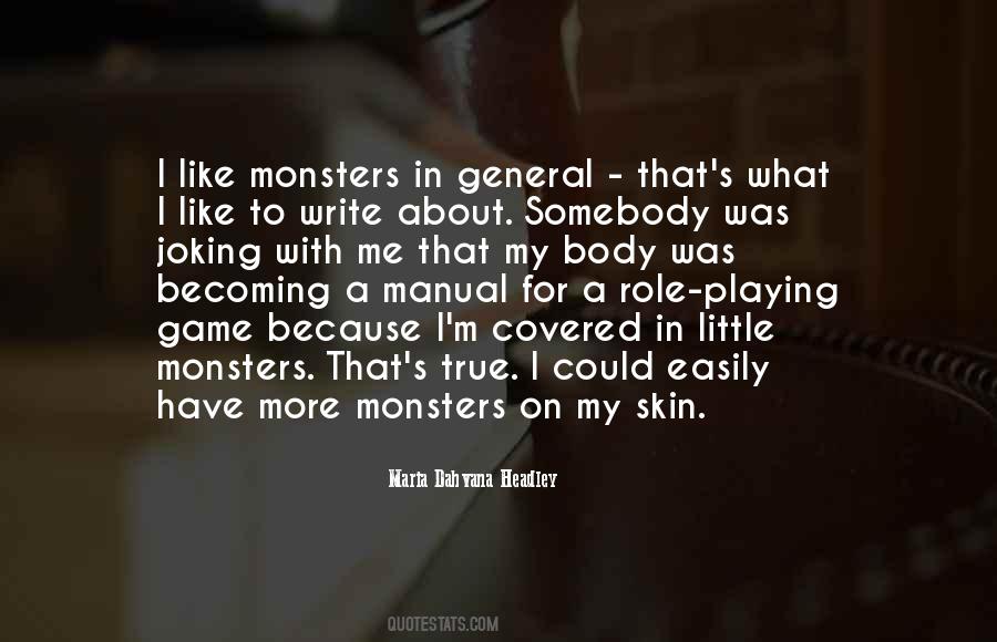 Monsters In Quotes #92953