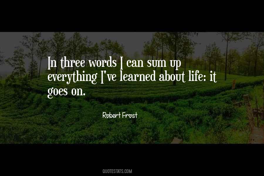 Sum It Up Quotes #1225423