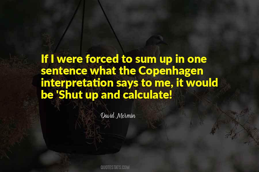 Sum It Up Quotes #339506