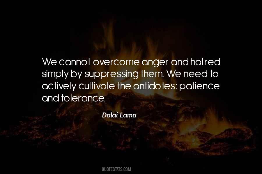 Overcome Hatred Quotes #45522