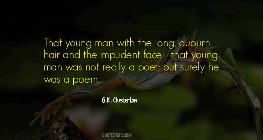 Man With Long Hair Quotes #1836980