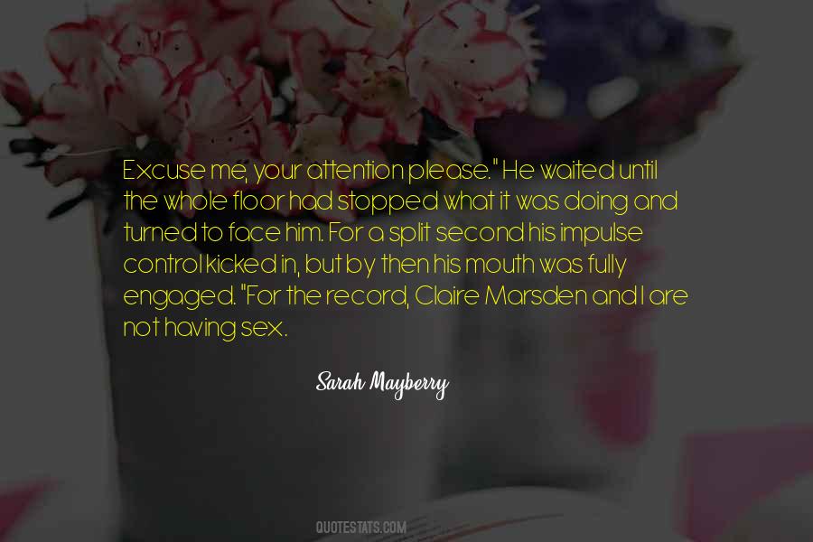In A Split Second Quotes #220538