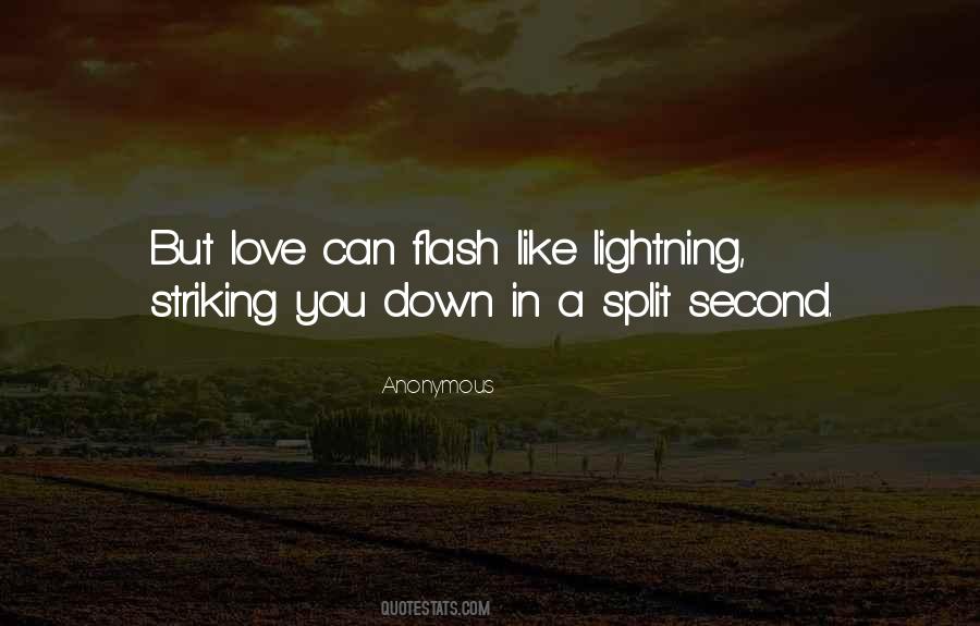 In A Split Second Quotes #538755