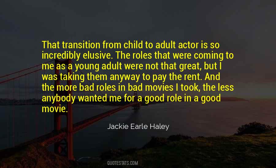 Quotes About Actor Roles #1239956