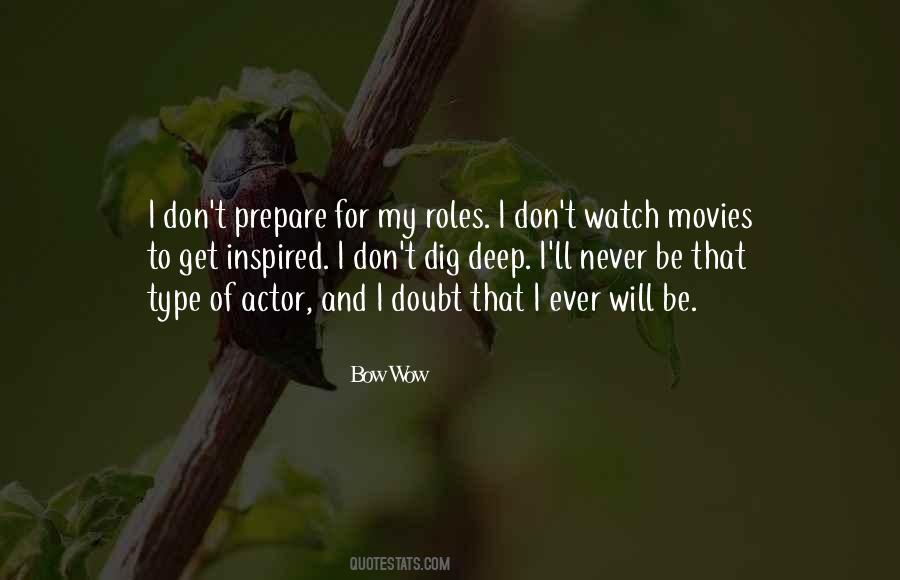 Quotes About Actor Roles #15007