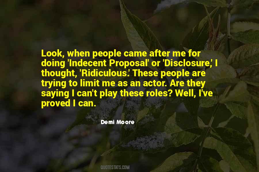 Quotes About Actor Roles #1526958