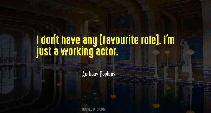 Quotes About Actor Roles #1688940